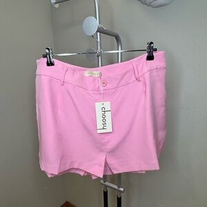 Choosy Pink Shorts Size 18 — New With Tags